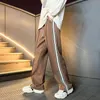 Herrbyxor rak man svett byxor jogger casual baggy tracksuit herrar svettbyxor bottnar bred ben ung la sommarträning vanlig byxor 230720