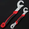 ZK50 Drop Ship Universal Wrench Justerbart Grip Multi-Function 2st Wrench 9-32mm Ratchet Spanner Hand Tools Stock i US208N