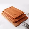 Plates Solid Wood Steak Plate Pizza Tray Restaurant Wooden Ebony Cutting Board