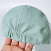 Casquettes Chapeaux Bébé Chapeau Pour Automne Hiver Enfant En Bas Âge Enfants Fille Garçon Mignon Mode Gentleman Béret Blanc Vert Bonnet Parasol Cap 230720