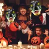 Imprezy maski dinozaura maska ​​halloween lateks ruchomy usta nakrycia głowy z dźwiękami świecącymi oczami horror rola odgrywanie rekwizytów zwierzęcych cosplay 230721