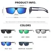 Óculos de sol PRINCESEVEN Driving For Men Polarizado Marca Designer Óculos de Sol Espelho de Alta Qualidade Armação de Acetato Preto Óculos Masculinos