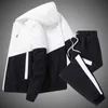 Survêtements pour hommes Survêtement pour hommes Casual Joggers Sportswear à capuche Vestes et pantalons 2 pièces Ensembles Hip Hop Running Sports Suit 230720