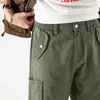 Herrenhosen HIQOR Marke Herren gerade Hosen 2023 Frühjahr/Sommer Baumwolle lose Rucksackhose Herren lässig breites Bein Straßenkleidung Plus Größe S-4XL Z230721