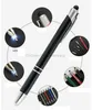 다기능 LED 손전등 Torches Touch Screen Stylus Ballpoint Pen 3 in 1 금속 광고 캠핑 캠핑 도구를위한 1 개의 금속 광고 야구장.