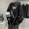 メンズTシャツTシャツ男性韓国スタイルトレンディなバギーファッションワン秋のデザイン長袖プリントカジュアルハラジュクデイリーストリートウェアクロースJ230721