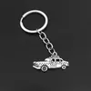 DIY Metal Cute Car Keychains Creative Taxi Key Rings Party Jewelry Accessories Gift for Boys