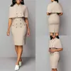 2020 Koninklijke Schede Moeder Van De Bruid Jurken Satijnen Knoop Plus Size High Line Bruiloft Gast Jurk Korte Mouw Elegante avond Go303P