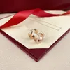 Tasarımcı Sapı Küpeler Diamond 18K Altın Kaplama Küpe Küpe Küpe Çalonu Küpe Lüks Tasarımcı Takı Premium Hediyeler Bayan Doğum Günü Hediyesi