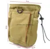 Tactical Molle DrawString Bag Army midja Fanny Pack utomhus camping Klättring midja Höften Män Multifunktionslagringspåsar Sportbälten Tillbehör Tillbehör