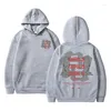 Herrtröjor rr kankanska flickor tryck hoodie män kvinnor kpop casual kvinna överdimensionerad tröja unisex fleece bomull pullover