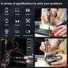 Files 130pcs in Professional Screwdriver Set for Iphone Magnetic Bits Screwdriver Multifunctional Tool Mini Hand Tools Case for Repair