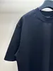 Lyxvarumärke Bale överdimensionerade NC T-shirts IA Back Rhinestone T-shirt Löst fit Tee Summer Top Reverse Letter Taggar Paris Tops Par Loose Cotton Tee