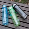Water Flessen 1L Plastic Fles Met Losse Blad Theezeefje Zetgroep Korte Draagbare Outdoor Handige Touw Cup Milieuvriendelijke