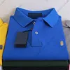 Wysokiej jakości zupełnie nowa męska top haft haftowy krótki rękaw solidny polo homme szczupły mężczyźni odzież camisas polo koszulka s-6xl