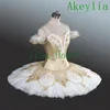 Gold Professional Classical pancake tutu Gorgeous gold ballet Competition tutu professional Ballet Tutu Costumes for women2765