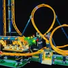 Figuras de brinquedo de ação 3756pcs Loop Roller Coaster com Motor City Criativo Bloco de Construção Plástico Modelo 10303 Tijolos Brinquedos para Crianças Presentes de Natal 230721