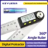 Regla de ángulo de transportador Digital, goniómetro Digital, medidor de ángulo electrónico, indicador de ángulo Digital, inclinómetro, herramientas de carpintería de 2/3m