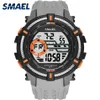 Sport Horloges Militaire SMAEL Cool Horloge Mannen Grote Wijzerplaat S Shock Relojes Hombre Casual LED Clock1616 Digitale Horloges Waterproof288E