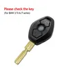 Uppgradera Silicon Car Remote Key Case Holder Cover Protector för BMW X3 X5 Z3 Z4 3 5 7 Series E38 E39 E46 E83 1998-2005 Nyckeltillbehör Partihandel