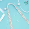 Hochzeitsflügel 1PC Strasssteine Brautgürtel Diamantkleid mit Kristallschärfen für Zubehör WDD1058263n