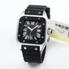 Woman Quartz Movement Watch Stainless steel watchcase rubber watch Quartz Watch Female Clock 034289j