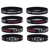 Pulseira de silicone UPS Trump 2024 para festas Keep America Great Pulseira 7,22