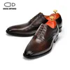 Oncle Saviano Brogue Oxford Mens Dress Fashion Wedding Best Man Shoe Handmade Business Office Designer Cuir Chaussures Men