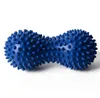 Massagem bola de amendoim Spiky Trigger Point alívio bolas de exercício de treino muscular Dor Plantar Stress Balls Massageador de rolo nas costas do pé