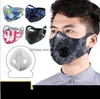 Máscaras deportivas de camuflaje de dibujos animados para montar en bicicleta al aire libre máscara de media cara carbón activado anti smog máscara de filtro de aire de bucle de oreja de neopreno
