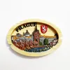 Aimants pour réfrigérateur république tchèque Souvenirs touristiques Prague autocollants de voyage magnétiques pour babillard beaux cadeaux 230721