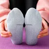 Kvinnor yoga rygglösa golvstrumpor premium pilates utövar icke-halk sockens gym fitness silikon prickar skidproof sox andas sommarsport flickor trampolin strumpor