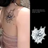 2022 New Spider Web Dusty Juice Tattoo Stickers Piccante Dolce Freddo Clavicola Braccio Coscia Impermeabile Durata Tatuaggio Temporaneo