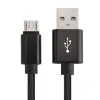 Typ-C-Nylon-geflochtenes Micro-USB-Kabel zum Aufladen von Synchronisierungsdaten, langlebiges Schnelllade-Ladekabel für Android V8-Smartphones