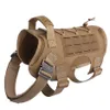 Tactical Military Hunting Shooting Cs Army Service Nylon Pet Vests Airsoft Training Molle Dog Vest Harness 201127319d