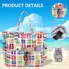 Sacs de soirée sac de plage imperméable à l'eau sable femmes fourre-tout piscine avec fermeture éclair pour salle de sport épicerie voyage poche humide 230721