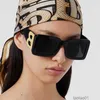 Lunettes de soleil Samjune b marque carré femme surdimensionné Vintage nuances grand cadre lunettes de soleil pour femme Uv400mu37