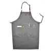 Senyue Chef Waiter Bakery Coffee Shop Barber Barbecue apron for Men's and Women's General Overalls Y200104228v