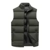 Hommes Gilets Hommes Coton Gilets Vestes D'hiver Gilets Hommes Épais Manteaux Sans Manches Mâle Chaud Rembourré Gilet Veste Homme casacas para hombre 230721