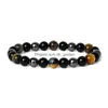 Beaded 8Mm Colorf Tiger Eye Hematite Bracelets Black Stone Bead Magnetic Protection So Jewelry Psera Drop Delivery Dhiou