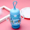Water Flessen 350ml Baby Drinkfles Cup PPSU Anti-vallen Kinderen Stro Met Handvat Zuigeling Verpleging Voeden Sippy