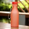 Water Bottles 1PC 550ml Plastic Frosted Bottle Portable BPA Free Unbreakable Soda Leak-proof Kettle For Travel Outdoor Borraccia