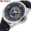 Orologi da uomo Top Brand CURREN Orologio da polso in pelle Analogico Esercito Militare Quarzo Tempo Uomo Orologio impermeabile Moda Relojes Hombre231R