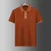 T shirt roupas masculinas desinger algodão lapela camisas de manga curta homens de negócios camiseta com letras impressas camisas versão europeia casual fit roupas masculinas camisa polo M 3XL