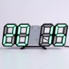 Kissen Wanduhr Uhr Uhr 3D LED Digital modernes Design Wohnzimmer Dekor Tisch Alarm Nachtlicht Luminous Desktop