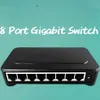 OEM NOWY MODEL 8 Port Gigabit Switch Desktop RJ45 Ethernet Switch 10 100 1000 Mbps LAN HUB Switch 8 Portas266Q