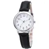 Clear Numbers Fine Leather Strap CWP Quartz Womens Watches Enkla eleganta studenter Titta på 31 mm Dial Fresh Wristwatches276i
