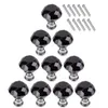 10st Set 30mm Diamond Shape Design Crystal Glass Knobs Copboard Drawer Pull Kitchen Cabinet Door Garderob Handtag Hardware Critta323G