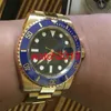 Luxury Watch New 18k Gelbgold Blaues Zifferblatt Automatische Herren Uhr 116618 BL Mechanische Herren Uhren Herren Uhr Top Quality270o