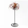 Décorations De Jardin Air Plant Stand Titulaire Fer Noir Spirale Fleur Airplant Conteneur Tillandsia Xb1 Drop Delivery Home Patio Pelouse Dhfe4